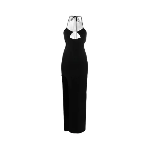 Cut-Out Halterneck Dress