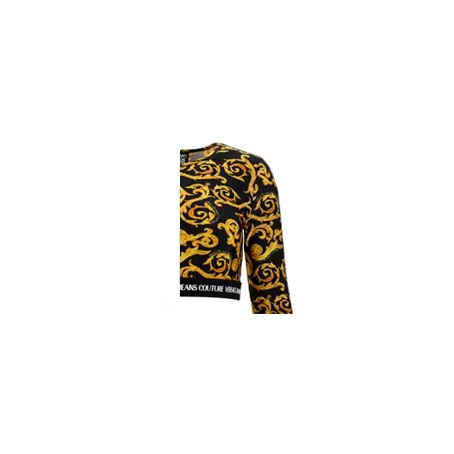 Barocco-Print Crop Top