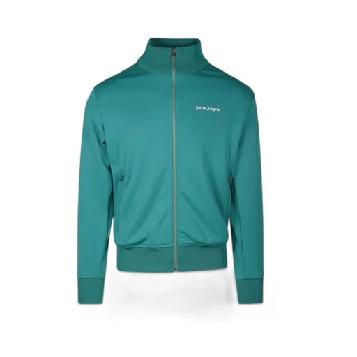 Palm Angels Logo Embroidered Zipped Track Jacket