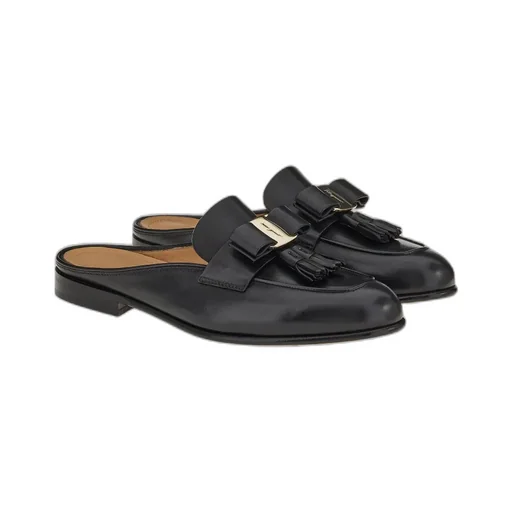 Salvatore Ferragamo Vara Bow Tassel Mules