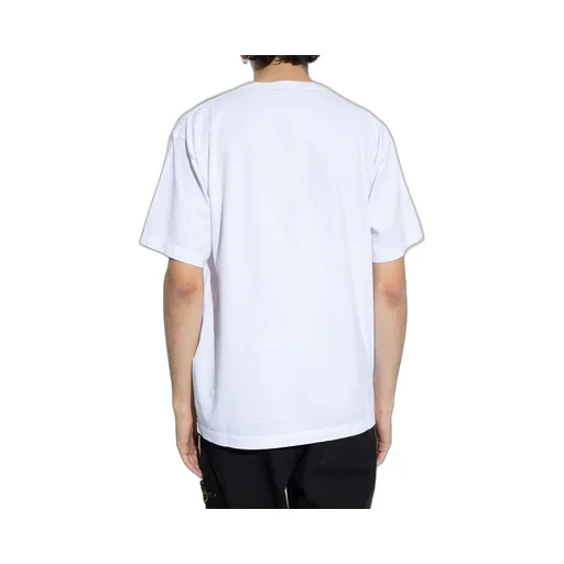 Stone Island Logo Printed Crewneck T-Shirt