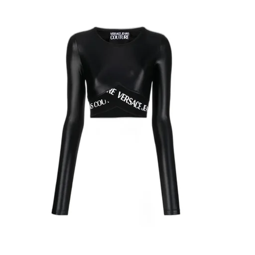 Logo-Underband Crop Top