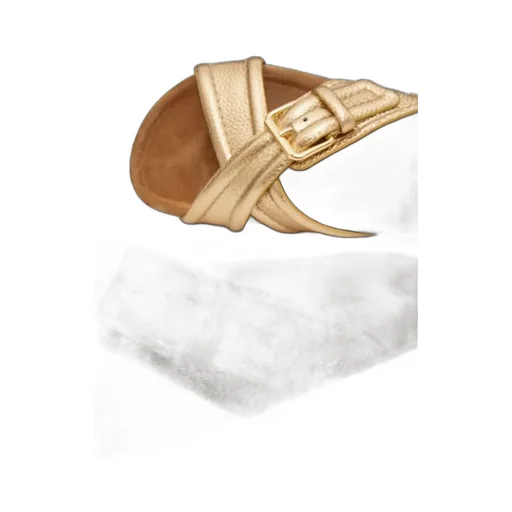 Valentino Crossover-Strap Open Toe Slides