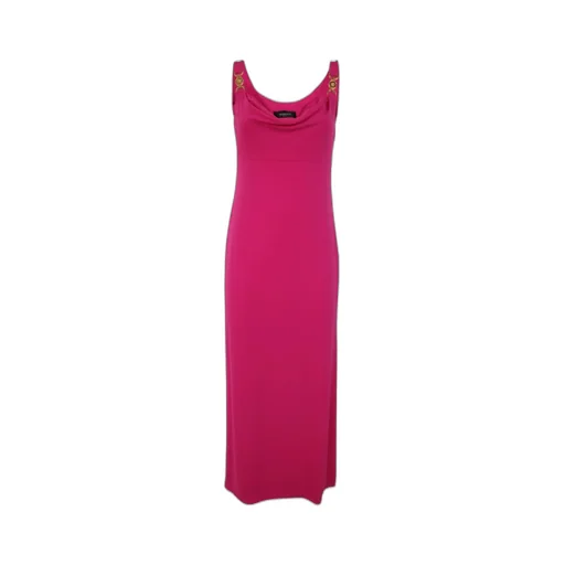 Medusa Plaque Midi Dress