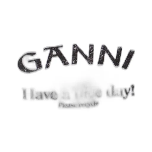 Ganni Logo Printed Crewneck T-Shirt