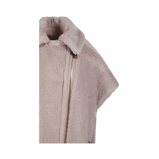 Max Mara Zip-Up Short-Sleeved Coat