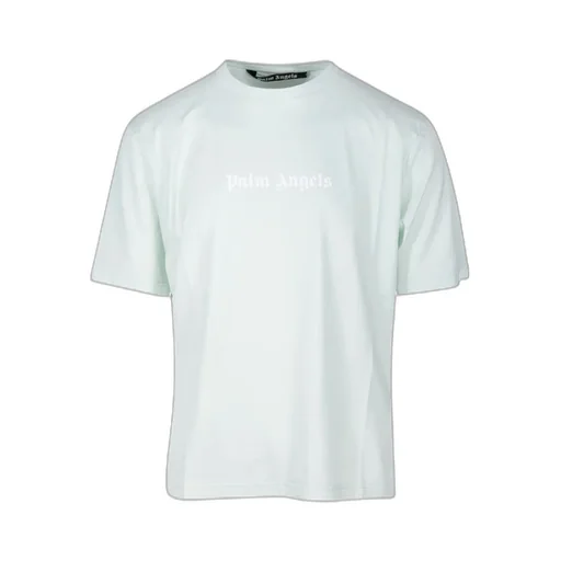 Palm Angels Logo Printed Crewneck T-Shirt