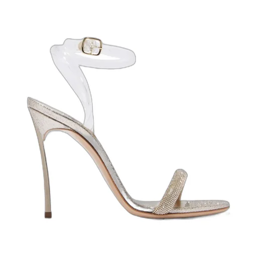 Casadei Glittered High-Heeled Sandals
