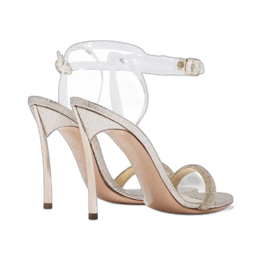 Casadei Glittered High-Heeled Sandals