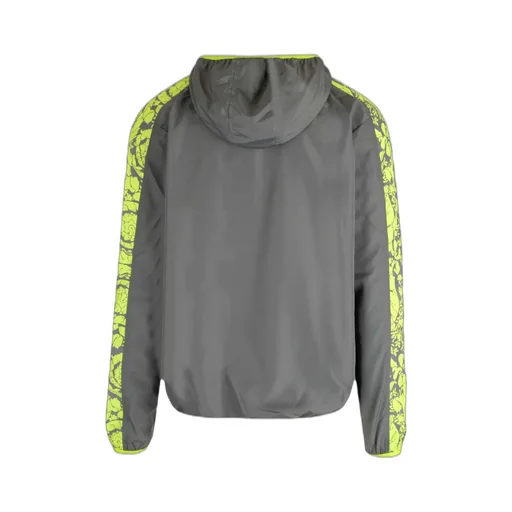 Versace Logo Printed Half-Zip Jacket