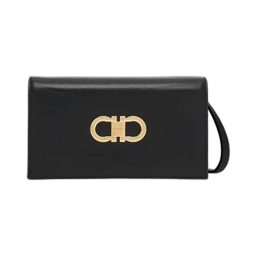 Salvatore Ferragamo Double Gancini Mini Shoulder Bag
