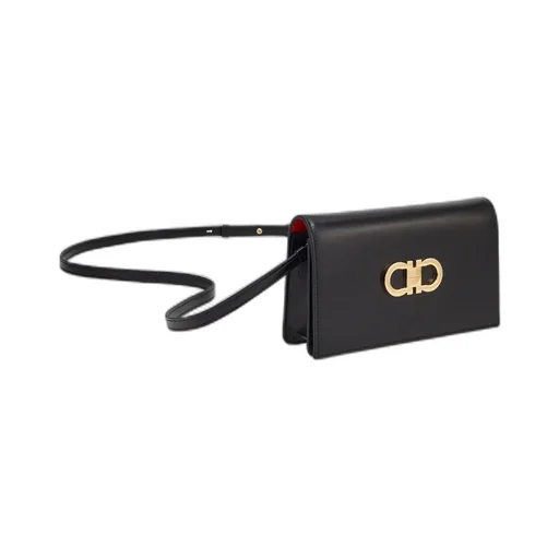Salvatore Ferragamo Double Gancini Mini Shoulder Bag