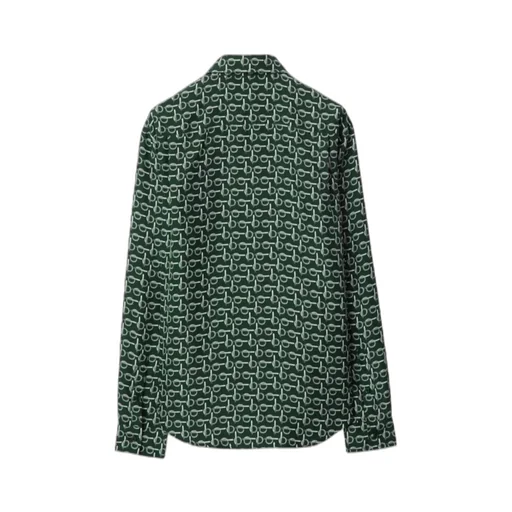 Burberry Monogram Printed Long Sleeved Shirt