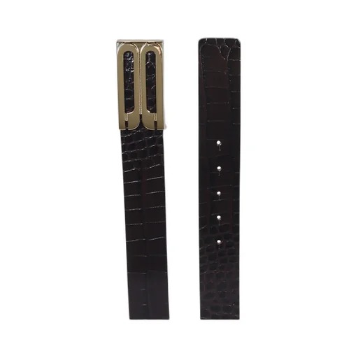 Victoria Beckham Embossed Jumbo Frame Belt