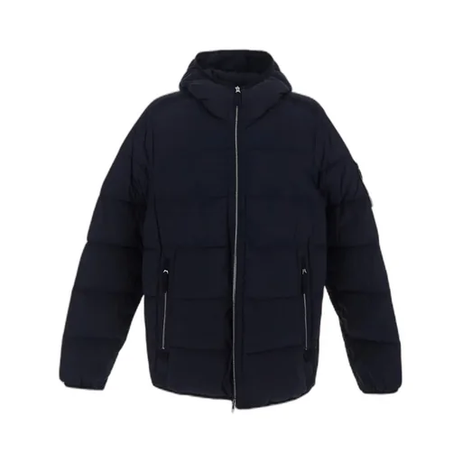 Stone Island Compass Patch Zip-Up Puffer Jacket