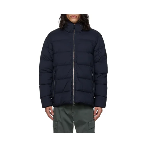 Stone Island Compass Patch Zip-Up Puffer Jacket