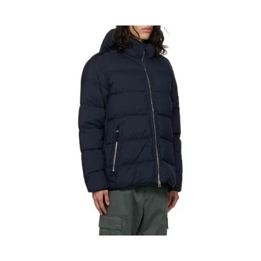 Stone Island Compass Patch Zip-Up Puffer Jacket