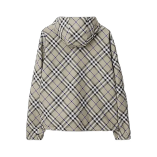 Equestrian Knight Burberry Check Hooded