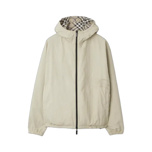 Equestrian Knight Burberry Check Hooded