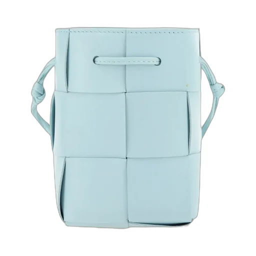 Mini Cassette Leather Bucket Bag