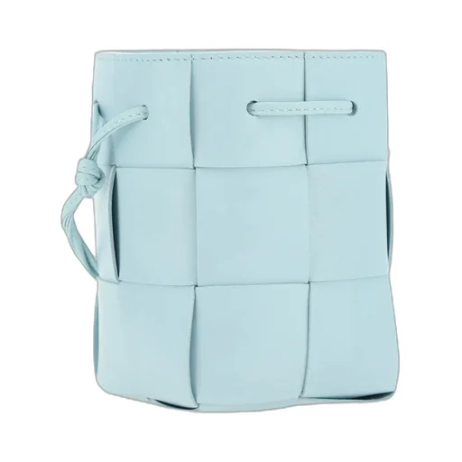 Mini Cassette Leather Bucket Bag