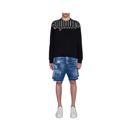 Dsquared2 Distressed Denim Shorts