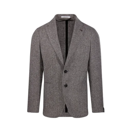 Herringbone-Pattern Blazer