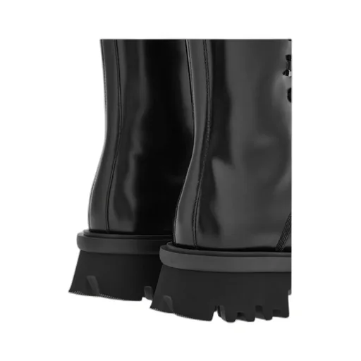 Salvatore Ferragamo Chunky Lace-Up Combat Boots