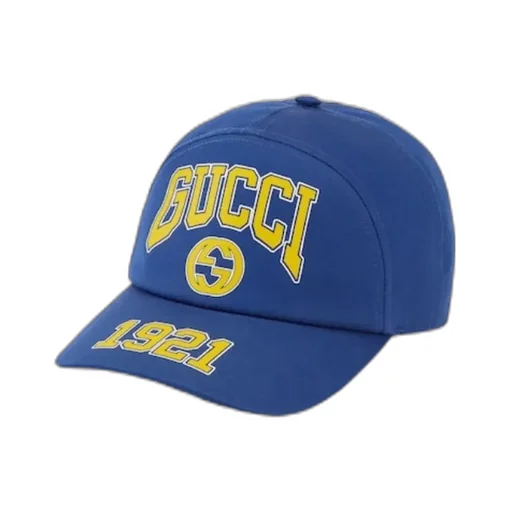 Gucci Logo Patch College Baseball Cap