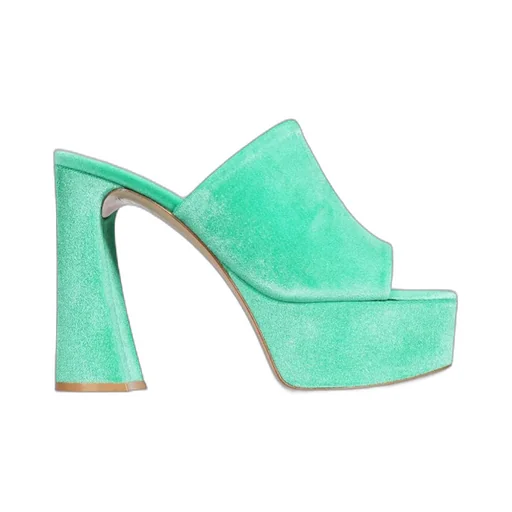 Holly 120Mm Satin Mules