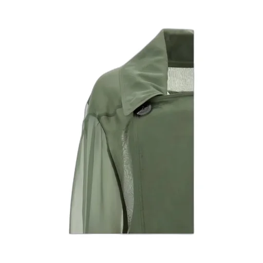 Sheer Silk Trench Coat
