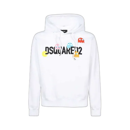 Dsquared2 Logo Printed Drawstring Hoodie
