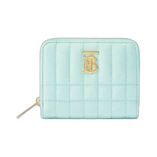 Burberry Lola Logo Plaque Quilted Wallet
