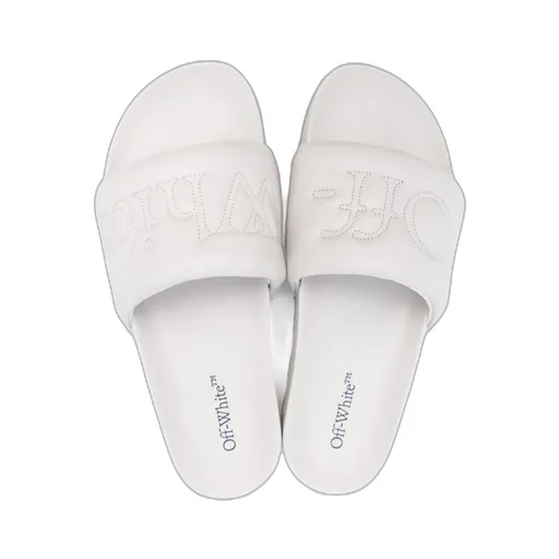 Bookish Sponge Logo-Embroidered Slides