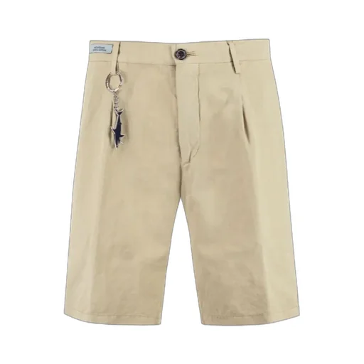 Cotton-Linen Bermuda Shorts