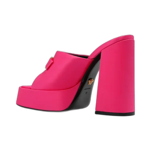Versace Medusa Embellished Slip-On Sandals