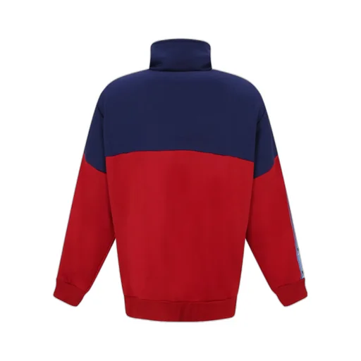 Logo-Tape Detail Zip-Up Cardigan