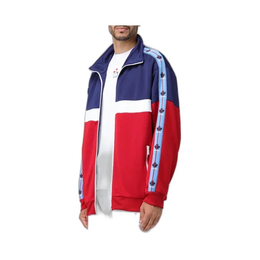 Logo-Tape Detail Zip-Up Cardigan