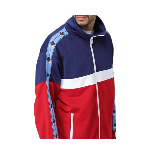 Logo-Tape Detail Zip-Up Cardigan