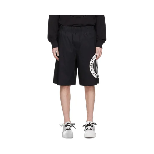 Versace Jeans Couture Logo-Printed Elasticated Waistband Shorts