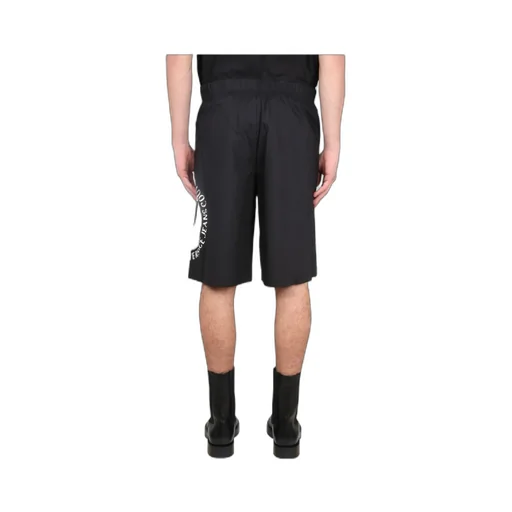 Versace Jeans Couture Logo-Printed Elasticated Waistband Shorts