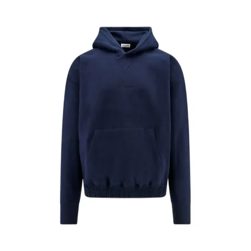 Saint Laurent Logo Embroidered Long-Sleeved Hoodie
