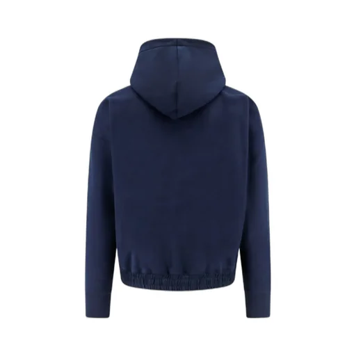 Saint Laurent Logo Embroidered Long-Sleeved Hoodie