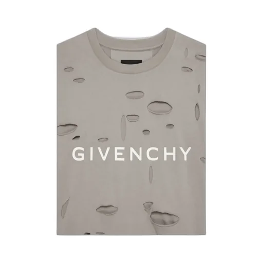 Givenchy Distressed Crewneck T-Shirt