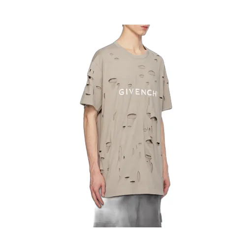 Givenchy Distressed Crewneck T-Shirt