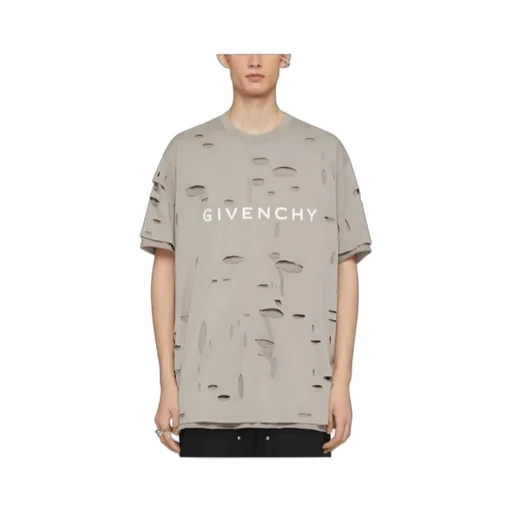 Givenchy Distressed Crewneck T-Shirt
