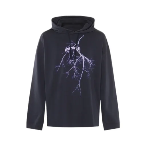 Givenchy Lightning Printed Drawstring Hoodie