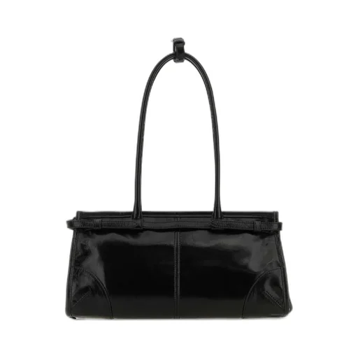 Prada Triangle-Logo Tote Bag