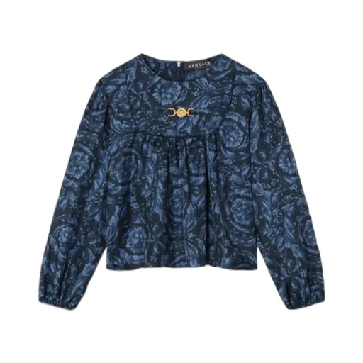 Versace Kids Abstract Printed Blouse