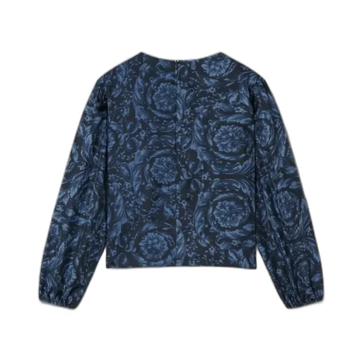 Versace Kids Abstract Printed Blouse